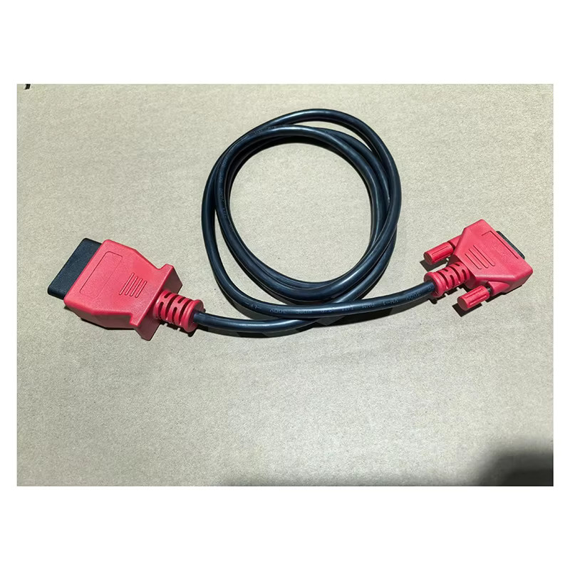 Autel OBD2 Verlängerungskabel Adapter von DB15 Pin Buchse auf OBD 16 Pin Stecker in Rot für Autel Maxisys MK808 MP808 MS906 MS908 MK908 - Bild 2