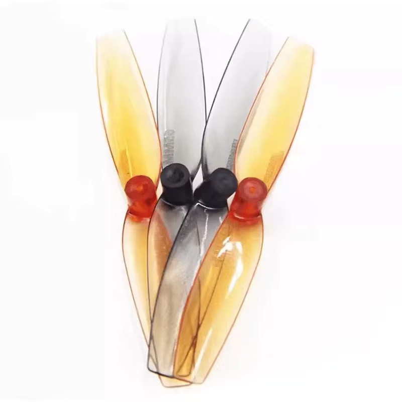 Qianfeng Zweiblattpropeller, 4 Paar, 65 mm, 2,5 Zoll, Modellflugzeug, Hohlbecher-Mini-Quadcopter, vorne und hinten - Bild 2