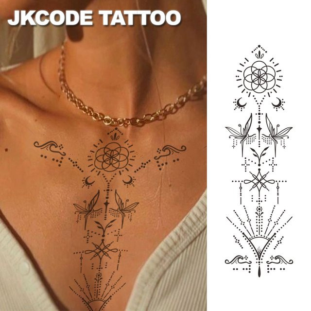 JKCODE TATTOO Finger-Tattoo-Aufkleber, Damen - Bild 1