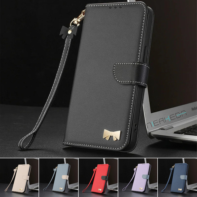 Leder Flip Case für Xiaomi 13T Pro in Beige mit Kartenhalter und Brieftasche - Bild 1