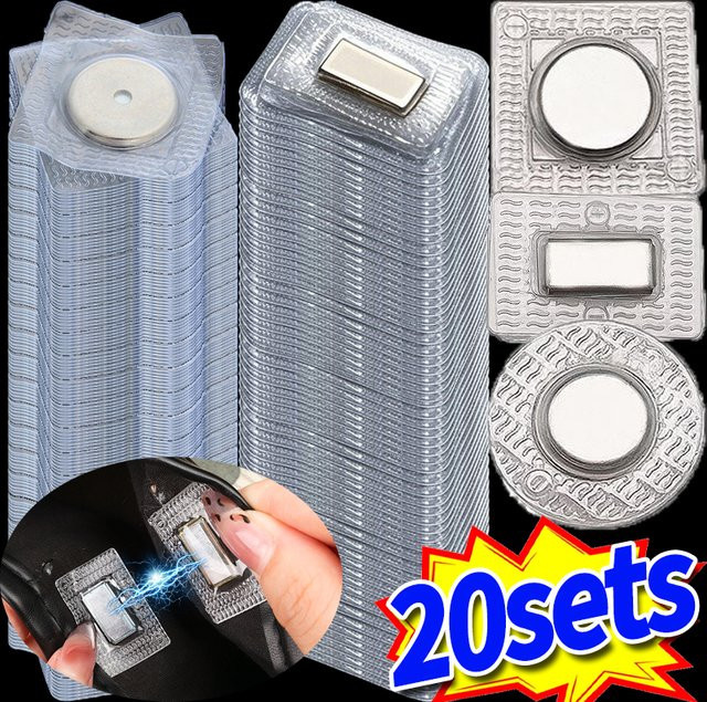 Magnetische Druckknöpfe aus Metall und PVC für DIY-Handwerk, Kleidung und Handtaschen - Bild 1