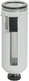 Riegler Polycarbonatbehälter FUTURA mit Schutzkorb und Ablass in Weiß - Bild 1