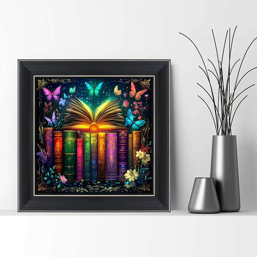 EverShine 5D-Diamant-Malbuch, Schmetterling, Natur, DIY-Mosaik - Bild 2