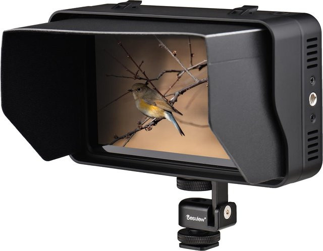 Bestview R5II 5,5 Zoll 4K Kamera-Feldmonitor mit Touchscreen, HDMI-Eingang und -Ausgang, 800 Nits, schwarz - Bild 1
