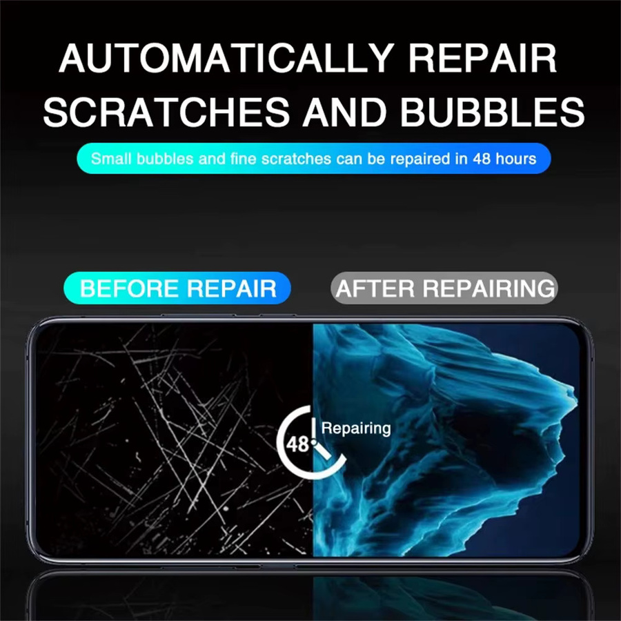 3 Stück HD Hydrogelfolie Displayschutzfolie für Samsung Note 8, Note 9 Ultra, Note 10 Plus und Note 20 in Transparent - Bild 4