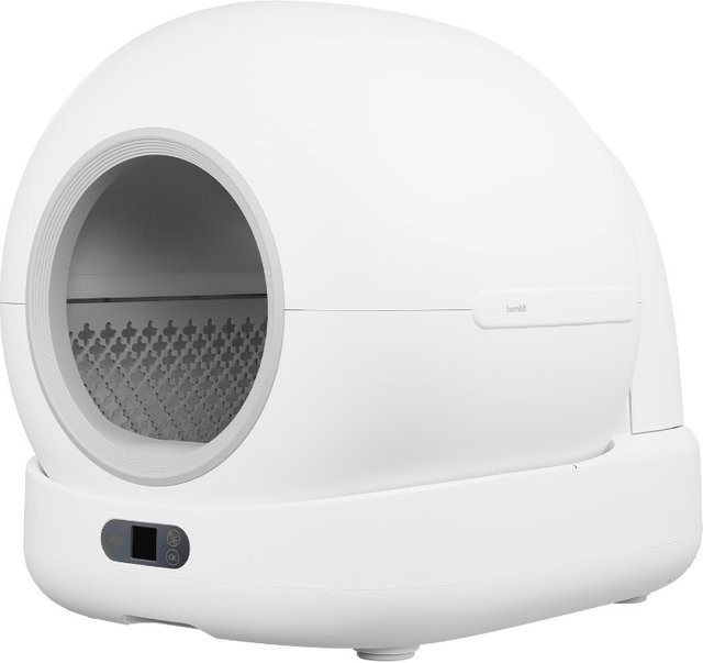 Hombli Smarte Katzentoilette mit 2MP-Kamera in Weiß - Bild 1