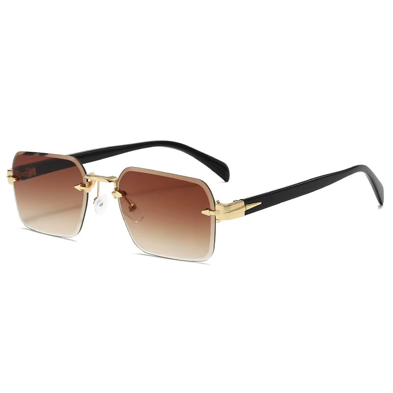 BMAD Sonnenbrille, randlos, rechteckig, Unisex - Bild 2