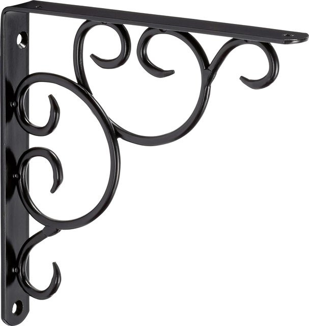 OBI Konsole Curly Schwarz matt B/T: 190 x 190 mm - Bild 1