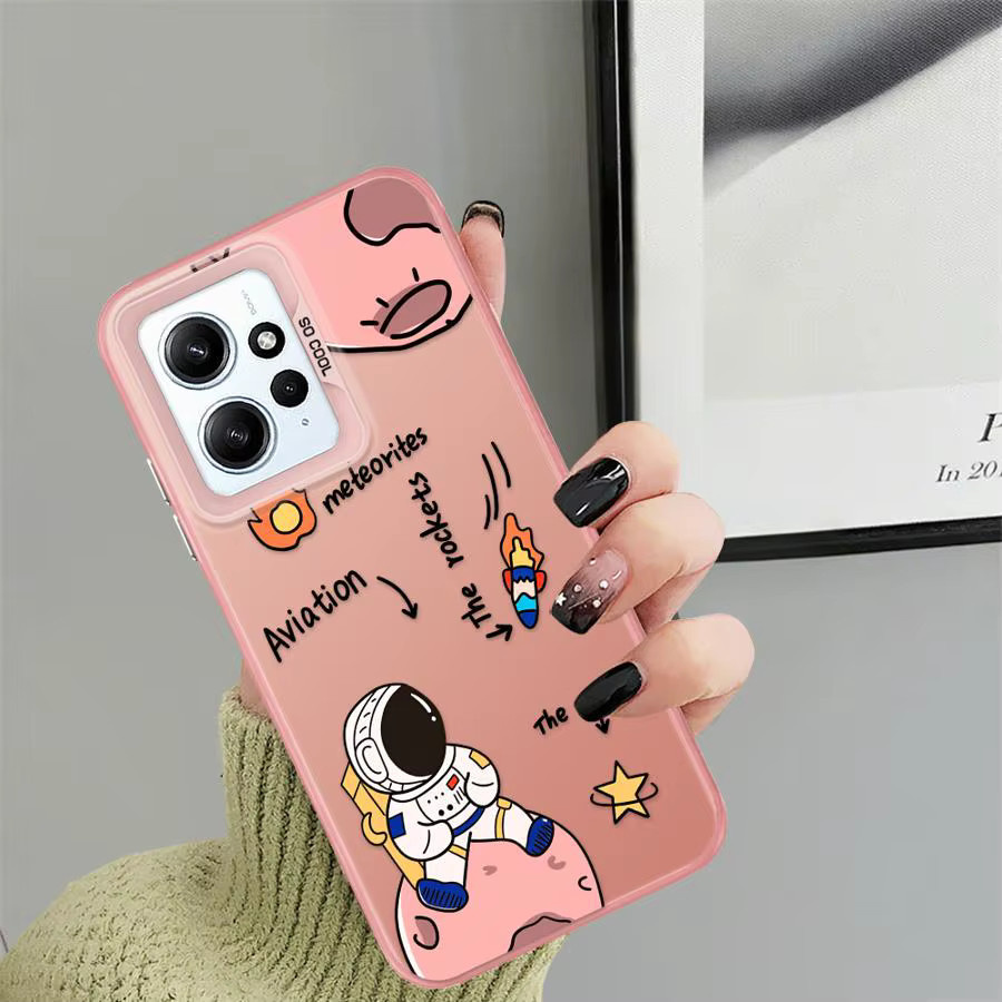 Handyhülle mit Cartoon-Astronauten Design für Xiaomi Redmi Note 14 14C 13 12 Pro Plus 11 12 A1 10 12C A2 13C - Bild 2