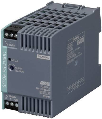 Siemens Hutschienen-Netzteil 24 V/DC 4A 96W grau - Bild 1