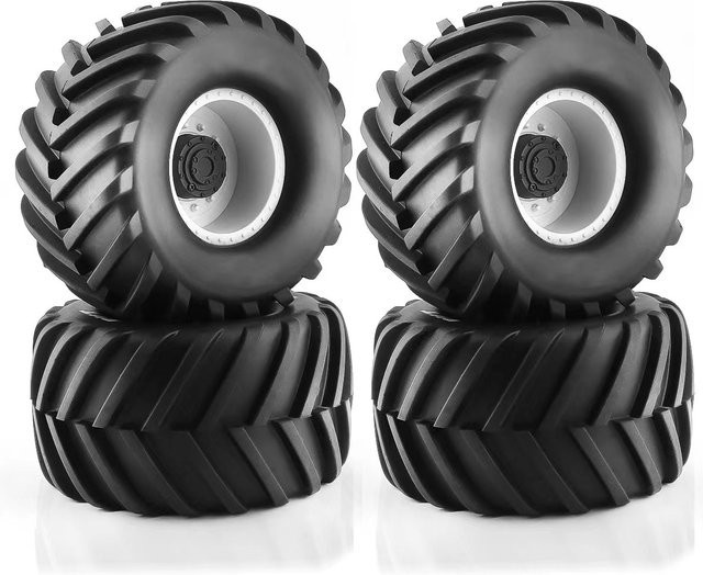 AJRC Monster Truck Buggy Reifen Rad, 4-teiliges Set, 133 mm, 12 mm Sechskant - Bild 1