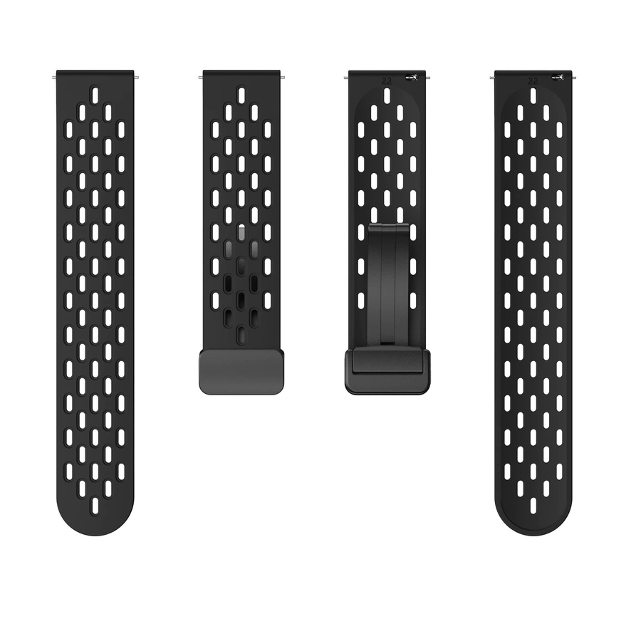 Uhrenarmband Silikon, 22 mm, Schwarz, für Huawei GT 6 46mm, GT 5 Pro 46mm - Bild 5