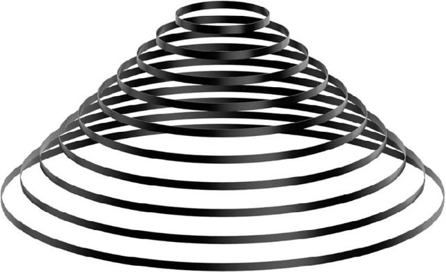 10 Stück Happy Electronic King Plattenspieler Riemen Ersatz Gummi Flach Antriebsriemen in Schwarz, Länge: 190-471 mm - Bild 1
