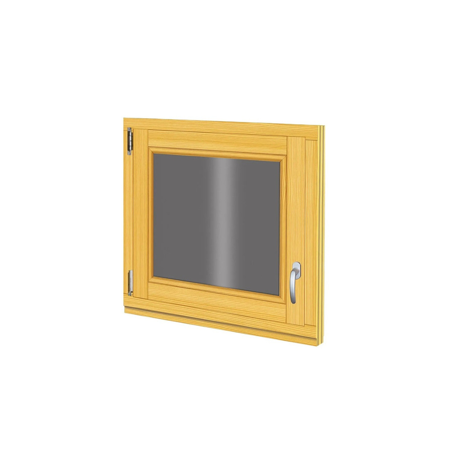 Roro Holzfenster Fichte braun mit Kipp-Dreh-Funktion B/H: 68 x 68 cm - Bild 2