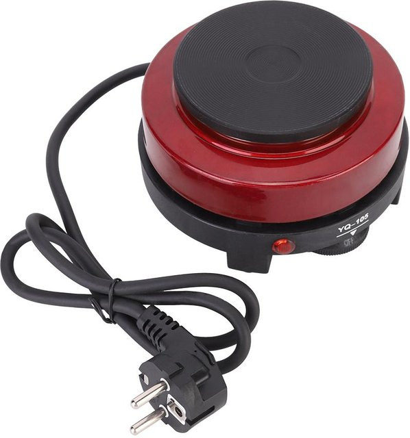 TOMTOP JMS Tragbarer Mini-Elektroherd mit 500W Heizleistung in Rot - Bild 1