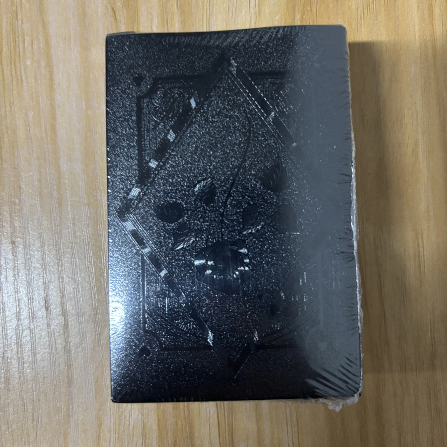 Black Rose Spielkarten-Set, wasserdichtes Poker-Deck, Schwarz - Bild 5