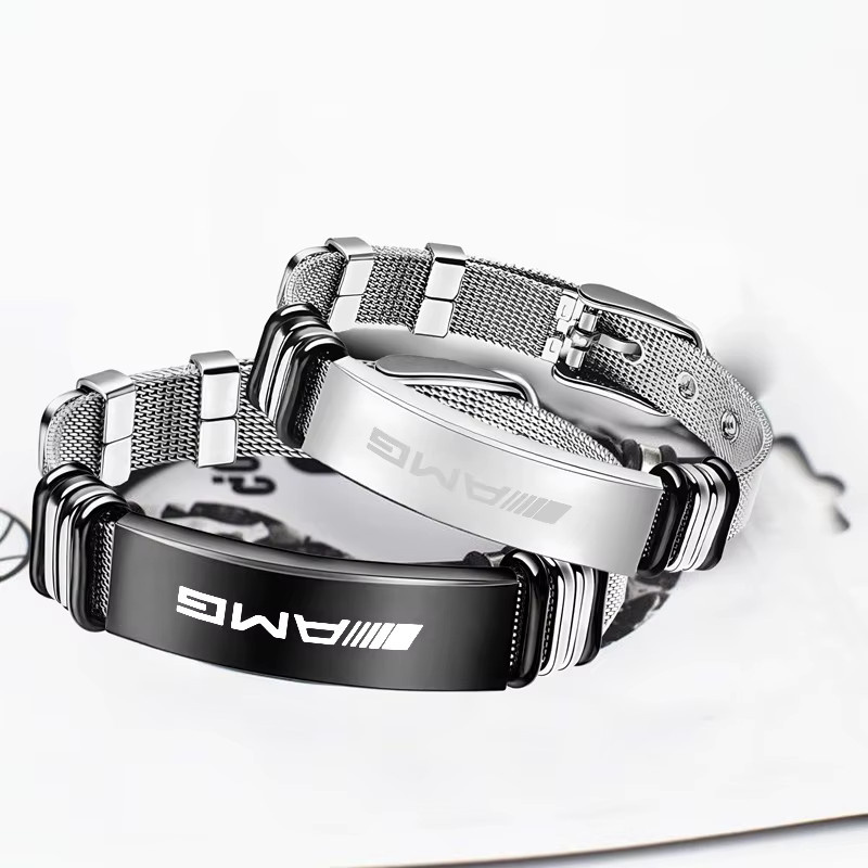 Armband Edelstahl, AMG, verstellbar - Bild 1