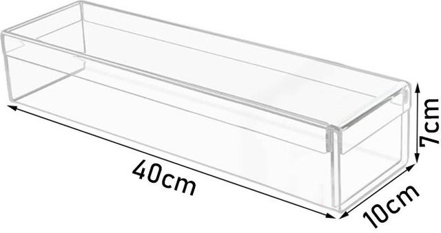 Transparenter Tiramisu Backbehälter aus Acryl, rechteckige Dessertbox für DIY Gebäck und Süßigkeiten, Farbe: Transparent - Bild 1