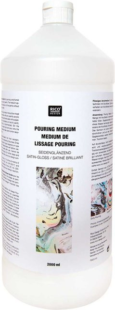 Rico Design Pouring Medium transparent seidenglänzend 2000ml - Bild 1