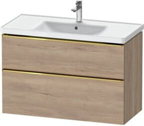 Duravit Waschtischunterschrank D-Neo braun lackiert, B/T/H: 98,4 x 45,2 x 62,5 cm - Bild 1
