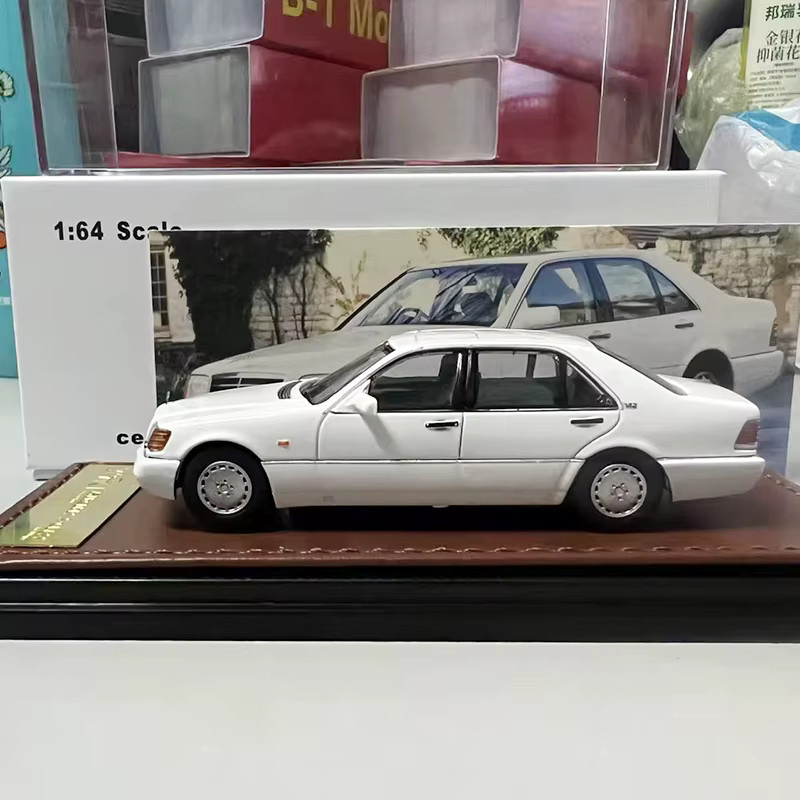 WTX Diecast W140 Simulationsauto-Modell, 1:64, Metall, Weiß - Bild 2