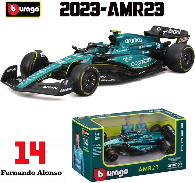 Bburago F1 Rennformelauto, 1:43, Modellauto, ab 4 Jahre - Bild 1