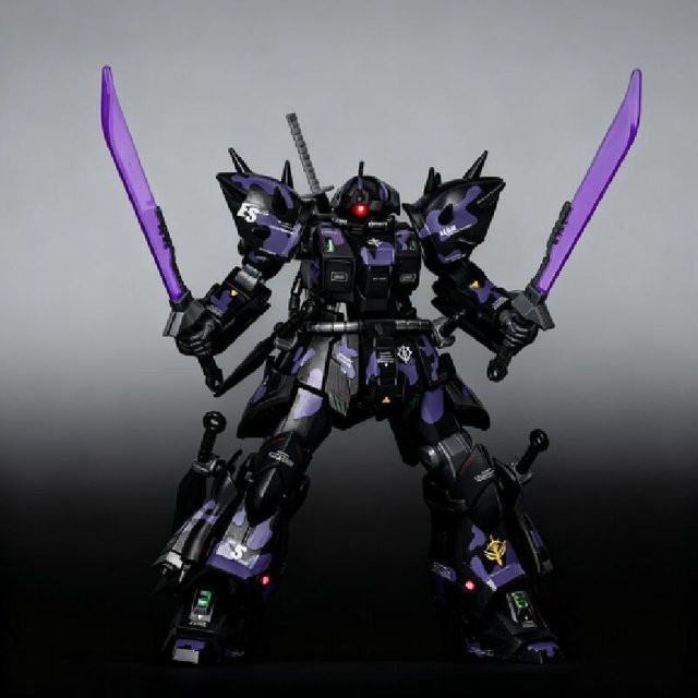 Xingyuanshe Efreet Dunkle Nacht Tarnung Montagemodellbausatz 1/144 weiß - Bild 1