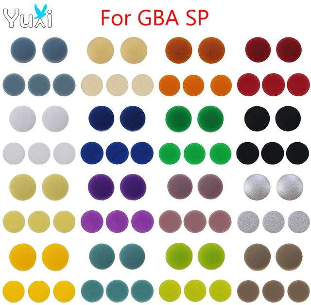 YuXi Ersatzschraubenloch Staubstopfen Set für GBA SP Spielkonsole - Bild 1