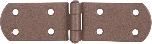 GAH Alberts Klavierband aus Stahl, Rostbraun, B: 135 mm, H: 35 mm, Tiefe: 2 mm - Bild 1