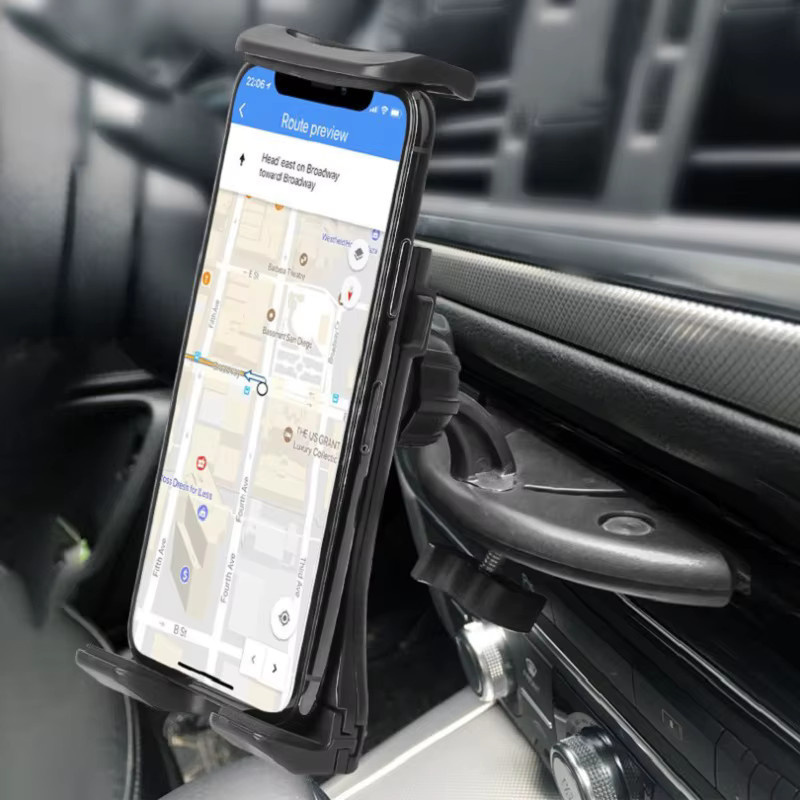 Untoom Autotelefonhalter für CD-Steckplatz und Tablet-Halterung in Schwarz für Geräte von 4 bis 12 Zoll - Bild 5