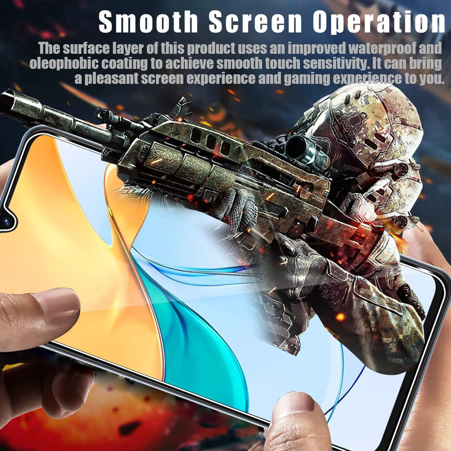 DOOGEE Note 58 und Note 58 Pro Displayschutzfolie aus gehärtetem Glas, transparent - Bild 5