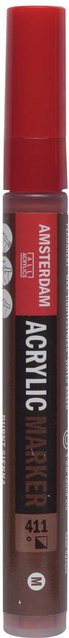 AMSTERDAM Acrylmarker Siena Gebrannt Braun 3-4mm - Bild 1