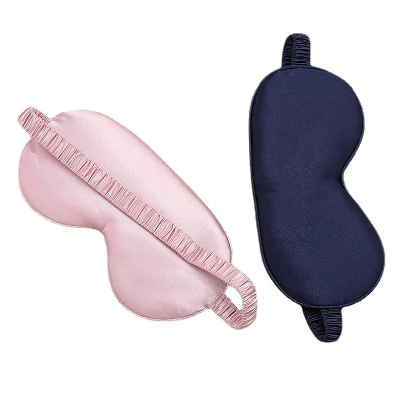 Doppelseitige Seidenimitat-Schlafmaske, Lichtblockierend, Unisex - Bild 4