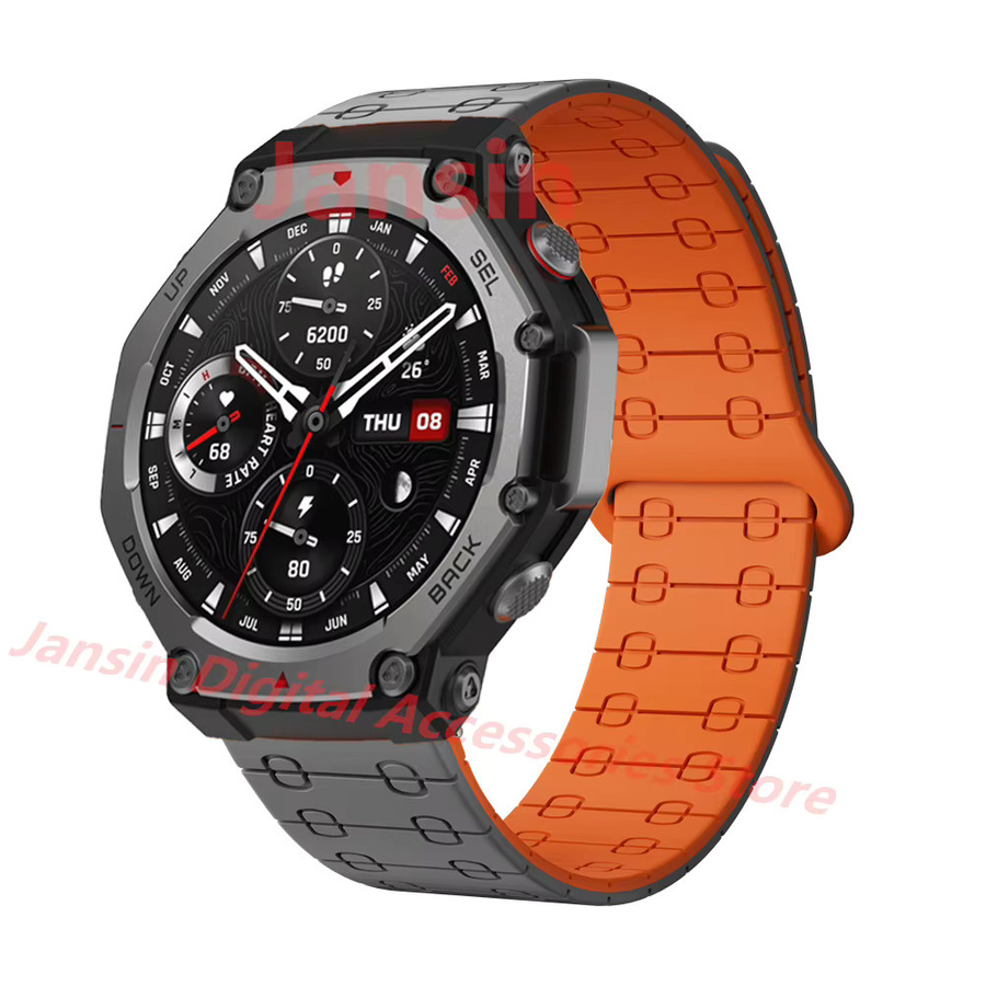 Amazfit Armband, Silikon, orange, Unisex - Bild 2