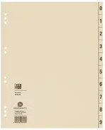 Oxford Trennblatt A4 in Beige und Schwarz für die Schule - Bild 1