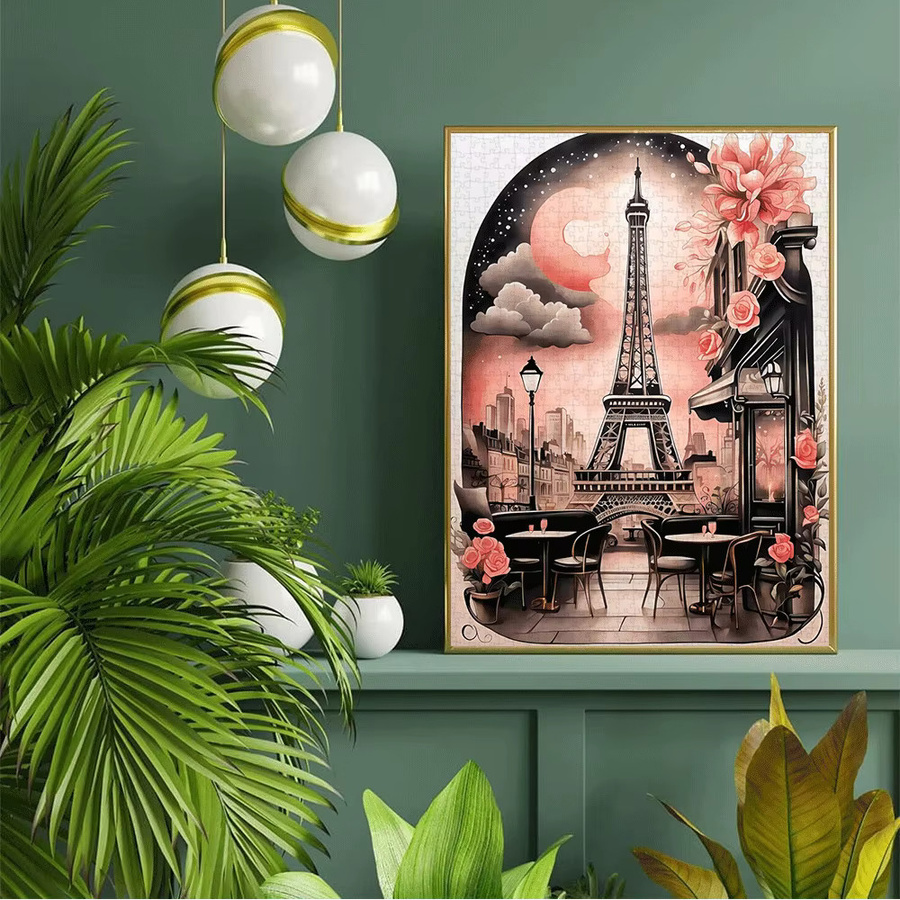 Challengi Eiffelturm Paris Street Scene Puzzle, 1.000 Teile - Bild 4