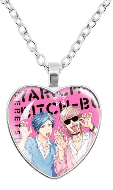 Halskette Glas, Herzform Anhänger, Kawaii Yuri Ayato Yui Tamura - Bild 1