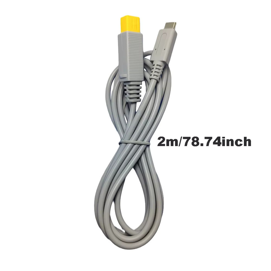 Nintendo Wii U USB-C PD-Verbindungskabel 65 W, grau, Länge: 2 m - Bild 2