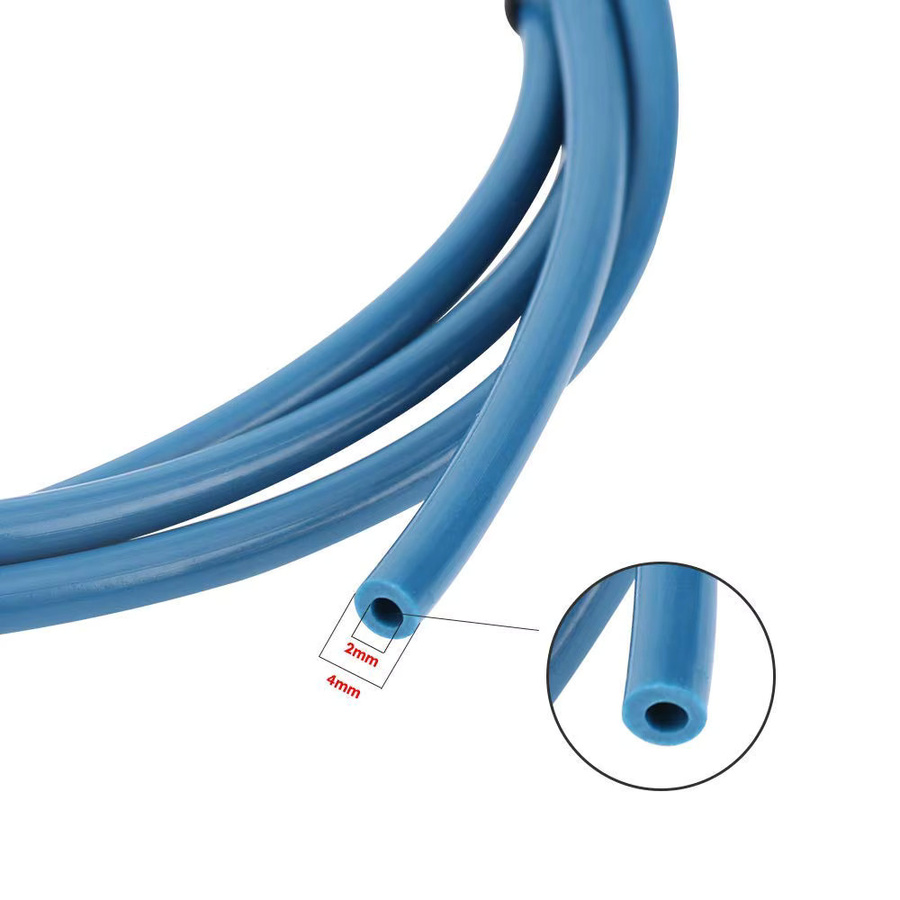 Capricorn XS-Serie PTFE-Bowdenrohr Blau 1 m mit 1,75 mm Durchmesser, 2x PC4-M6 und 2x PC4-M10 Anschlüssen sowie Schneidwerkzeug für Creality Ender 3, 5 und CR-10 3D-Drucker - Bild 2