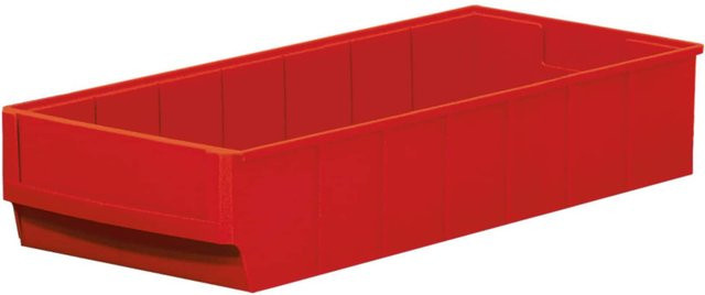 BRB Regalkästen, rot, 12 Stück, B/T/H: 18,3 x 4,0 x 40,0 cm - Bild 1