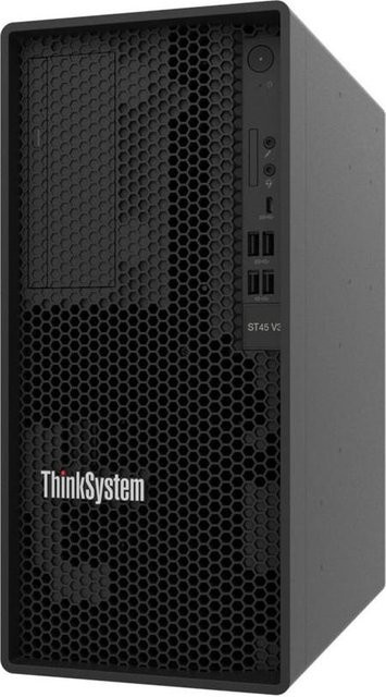 Lenovo ThinkSystem ST45 V3 Tower-Server mit AMD EPYC 4344P, 32 GB DDR5 und 1,92 TB SSD in Schwarz - Bild 1