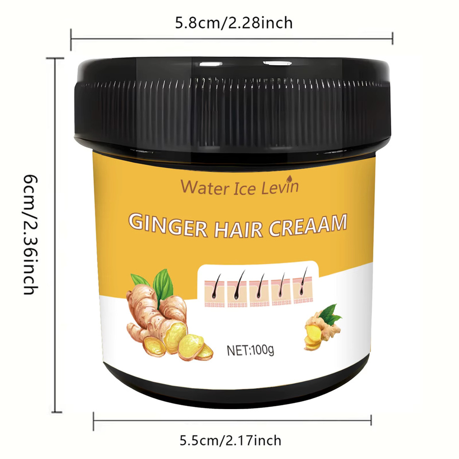 Water Ice Levin Haarcreme mit Ingwerextrakt, Normales & Trockenes Haar - Bild 2