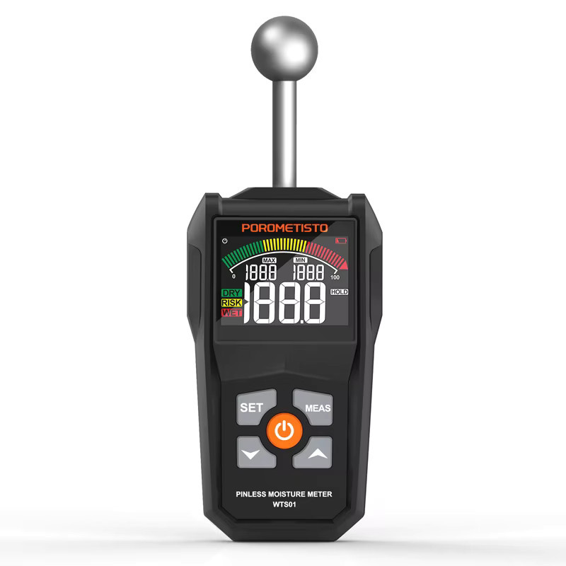 POROMETISTO WTS01/WTS01Pro 2IN1 Digitales Holzfeuchtemessgerät mit Pin und Pinless Messmethode, Feuchtigkeitstester 0 bis 99,9 % mit LCD-Display und Hygrometer - Bild 6
