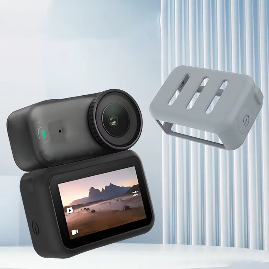 DJI Osmo Nano Silikonhülle in Schwarz, stoßfeste Ganzkörper-Schutzhülle mit einfachem Batteriezugang - Bild 3
