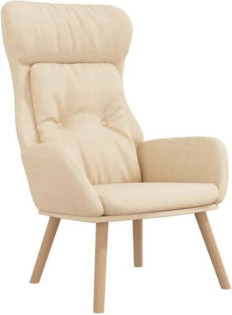 vidaXL Relaxsessel Modell 48 in Beige aus Stoff mit Armlehnen - Bild 1