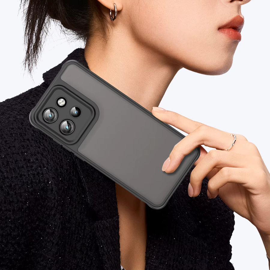 Stoßfeste Schutzhülle für Motorola G Power, G Play, G06, S50, Edge 60 Neo, X70, Thinkphone in Schwarz - Bild 5