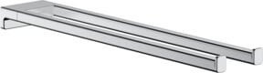 Hansgrohe Handtuchhalter AddStoris, 2-armig, Wandmontage, Chrom - Bild 1