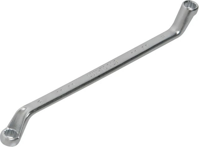 LUX-TOOLS Ringschlüssel aus Chrom-Vanadium in Silber, 8 mm x 9 mm - Bild 1