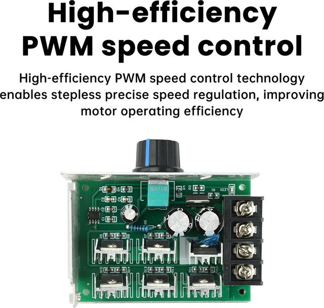 DC PWM Motor Geschwindigkeit Controller 40A 2000W Treiber für 9V 12V 24V 36V 48V Motoren - Bild 1