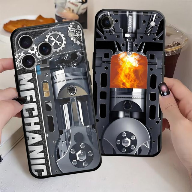 Funda Mechanische Kraft Handyhülle für Apple iPhone in Multicolour - Bild 1